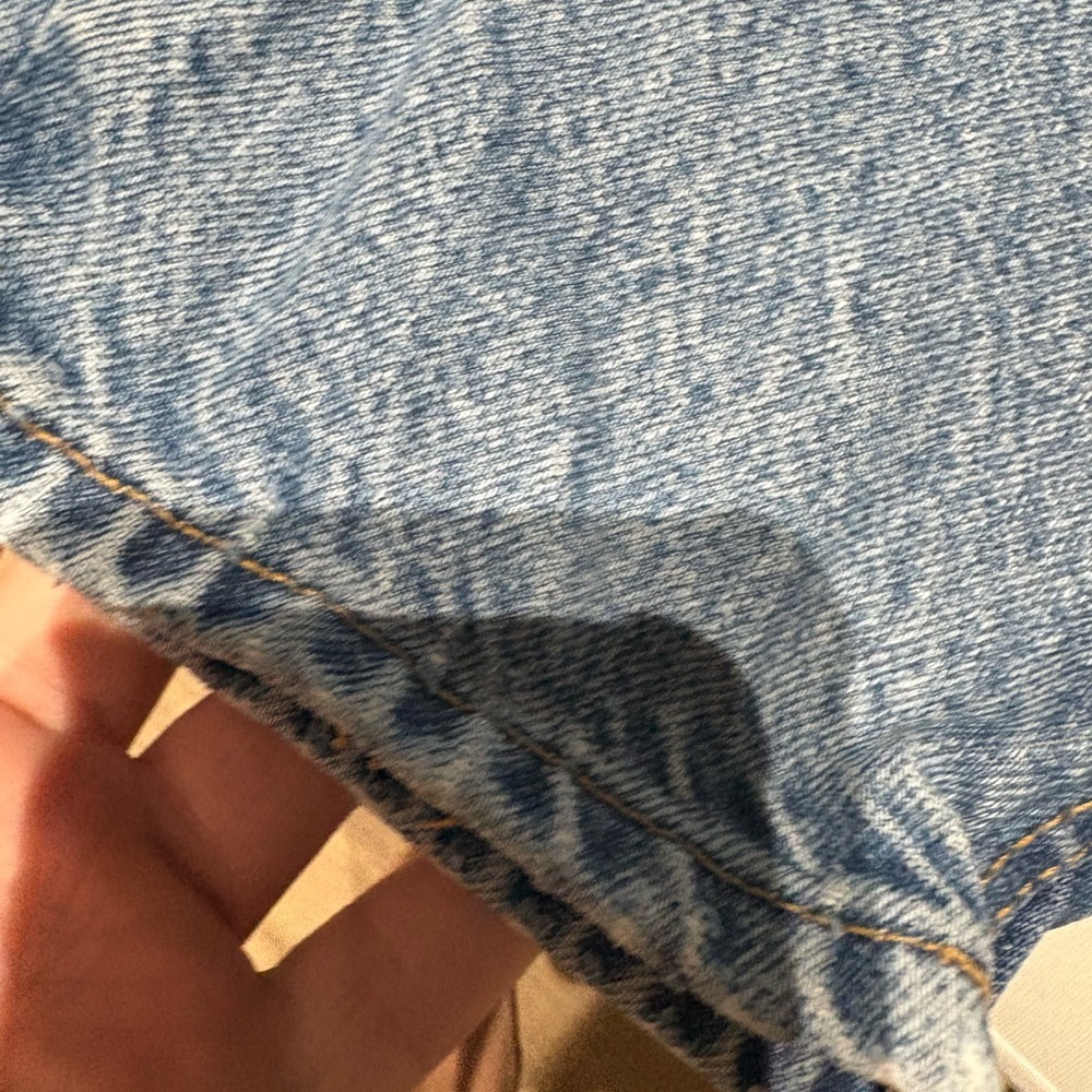 Zara Straight Leg Blue Jeans - Picture 7 of 9